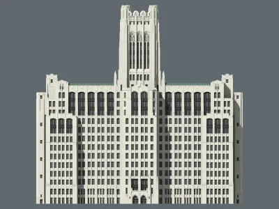 Ward Memorial Building Free 3D print model