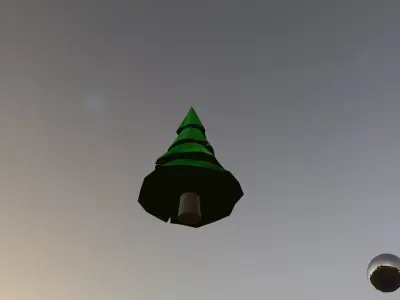 Low Poly Pine Tree Free 3D model