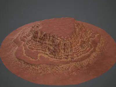 CANYON ROCK 2 PBR Lowpoly Low-poly 3D model