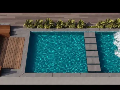 SWIMMING POOL NO69 A 3D model