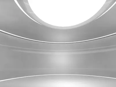 Sci Fi Room Low-poly 3D model 9