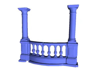 Antique Garden Architectural Element 3D print model