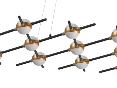 745347 Bergamo Lightstar Pendant chandelier 3D model