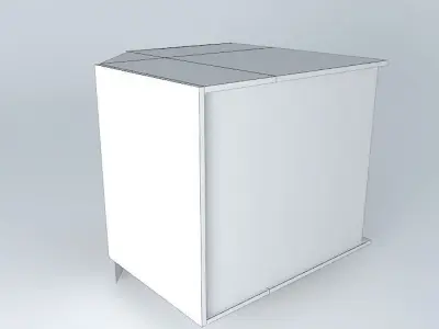BC0D0D cube with light on top Free 3D model