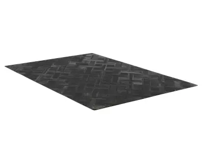  TIKA COWHIDE RUG black 3D model