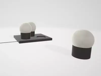 LAMP PBR - GLB - GLTF - OBJ - 3dsMax Free low-poly 3D model