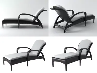 Tango chaise longue 3D model