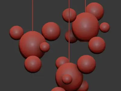 Flexlite jacqueline Bolle Ceiling Light Collection 3D model