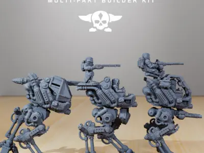Scavenger Scout Walker 3D print model