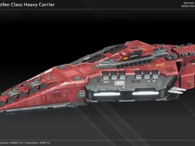 GSN Reinforcement Fleet Collection 3D Model Pack