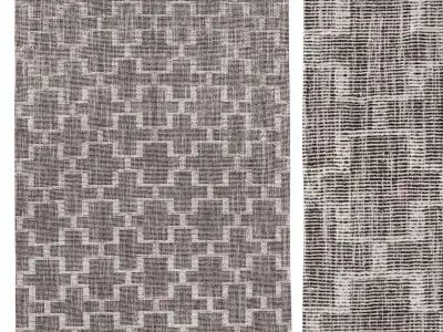  DAMINI PERFORMANCE RUG Brown 3D model