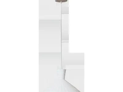 Hanging Lamp Vesta White 3D model