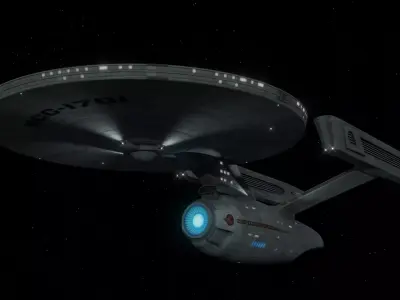 USSEnterpriseNCC1701refit 3D model