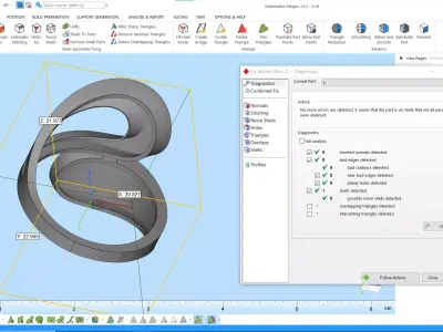 Modern Sculptural Adjustable Ring 3DM STL 3D print model order