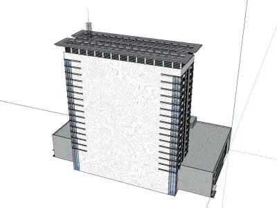 vacation spot-Resort-Fashion Leisure Hotel-0172 3D model