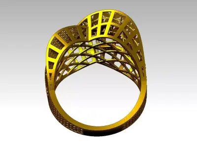 light weight ring  STL file  ready for print 3D print model 3D print model
