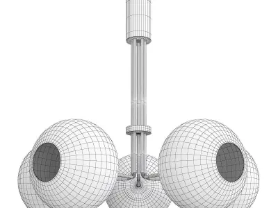 Mitzi Margot Chandelier Low-poly 3D model