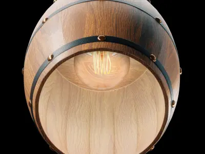 Barrel interior light 3D model