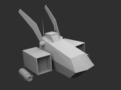 13 Sci-Fi Defense 3D Models 3D model