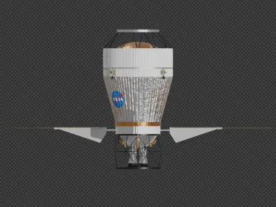 NASA Cryogenic Propulsion Stage 3D model