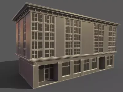building 9 3D model