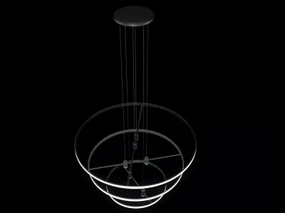 Modern Chandelier 3D model