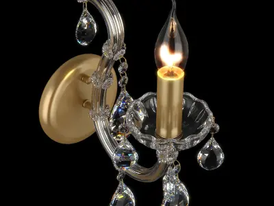 775613  Champa Osgona Sconce 3D model