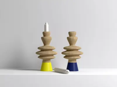 Candle Holders 3D model