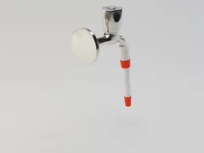 Water Tap with Hose 3D model