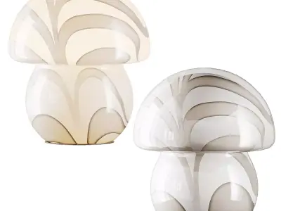 Alice Glass Table Lamp 3D model