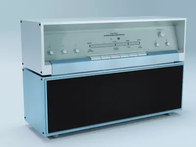 Audio System Low-poly 3D model