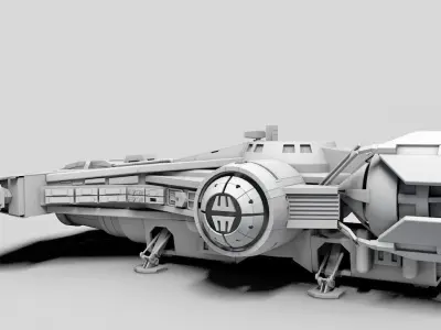 Star Wars Defender Class Light Corvette 3D model