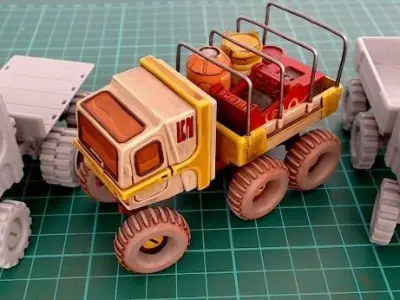 Outpost Utility Truck - 28mm Sci-Fi 3D print model