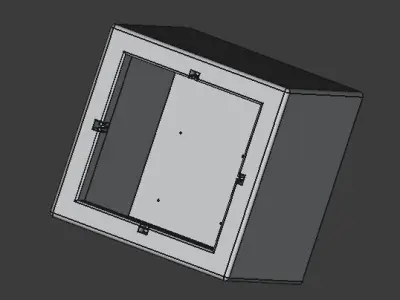 Complete 3 Part Table Lamp Light Project 3D Print Model  3D print model