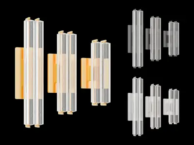 RH Audubon Double Sconce 3D model