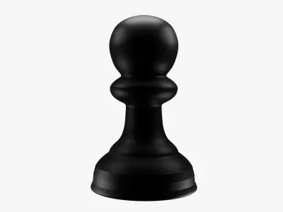 Chess Pawn 3D model Free 3D model