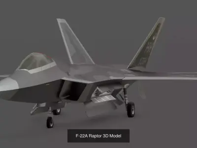 Modern Combat Aircraft Bundle  5 Elite 3D Models 3D Model Pack