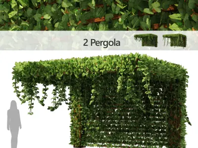 Realistic Pergola 3D Collection 3D Model Pack