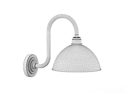 Hinkley Foundry Dome LED Outdoor Barn Light 3D model