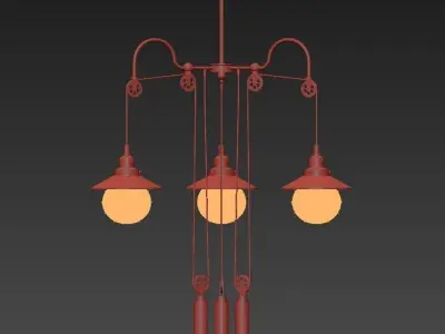 Loft Cone Pendant Reflector Balance 3 3D model