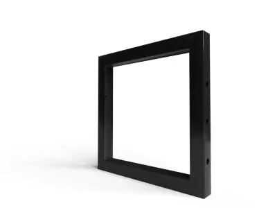 Modern Geometric Square Shelf Bracket 2 color 3D model