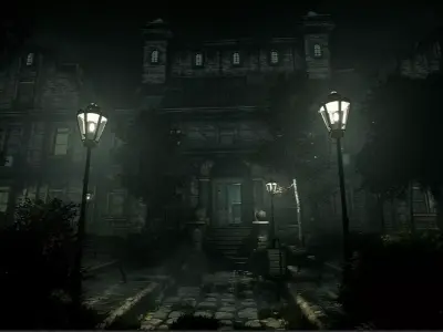 UE4-UE5 Psychiatric hospital package Modular V01 Updated 004 Low-poly 3D model