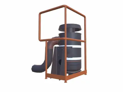 Vacuum Cleaner Low-poly 3D model