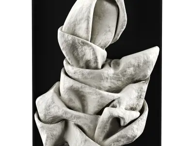 Jeannine Marchandt art Low-poly 3D model