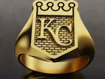 Kansas City Royals Baseball Fans Rings 3D Print Models 3D print model