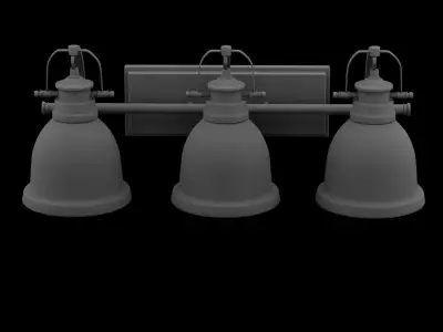 Wall Street Lamps 3D model