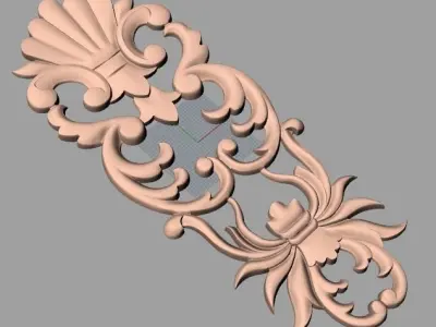 3D carved model furniture 3D design used for artcam aspire E815 3D model