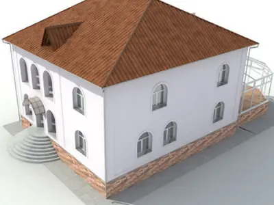 Country Cottage 3D model