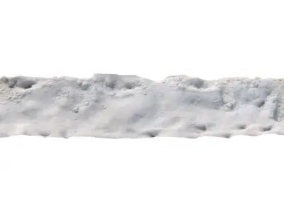 Snow 07 PBR Low-poly 3D model