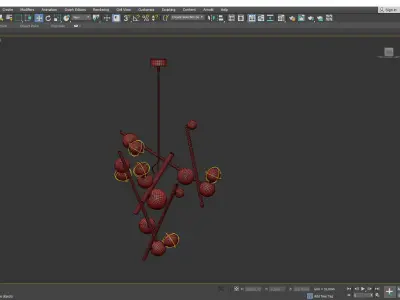 GALAXY CHANDELIER Low-poly 3D model